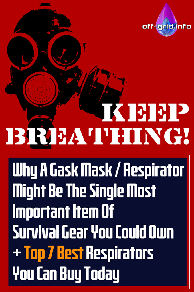 KEEP BREATHING - Why A Gas Mask / Respirator Might Be The Single Most Important Item Of Survival Gear You Own