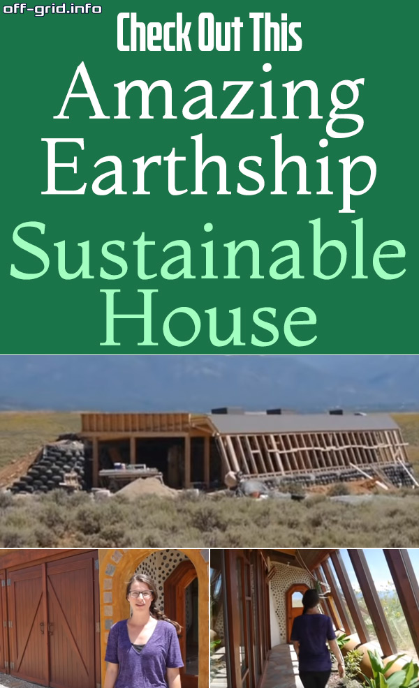 Check Out This Amazing Earthship Sustainable House