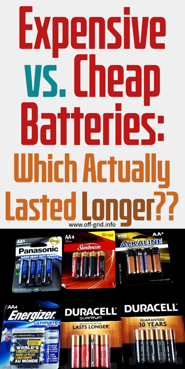 Expensive vs Cheap Batteries - Which Actually Lasted Longer
