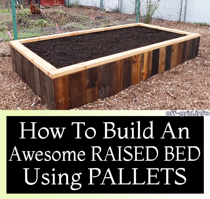 How To Build An Awesome RAISED BED Using (Recycled) PALLETS