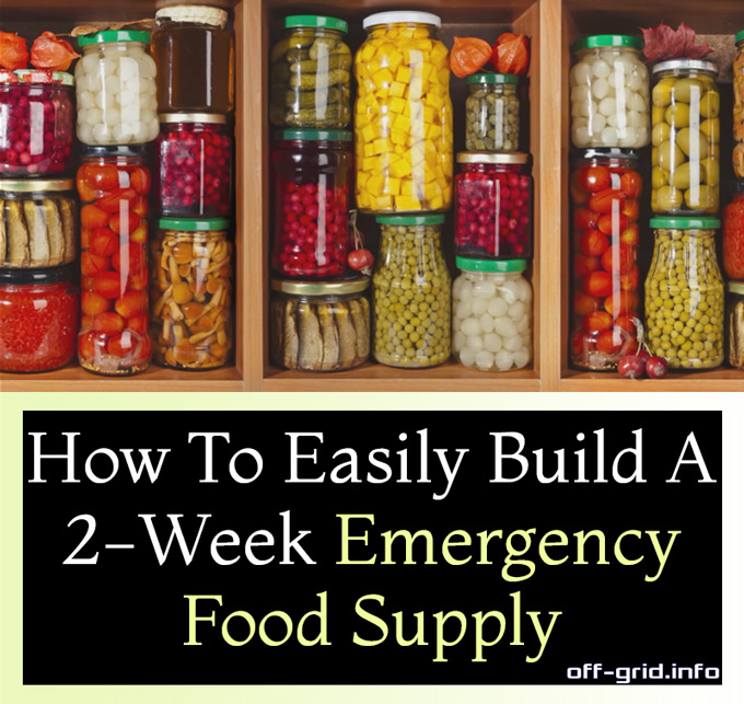 How To Easily Build A 2 Week Emergency Food Supply