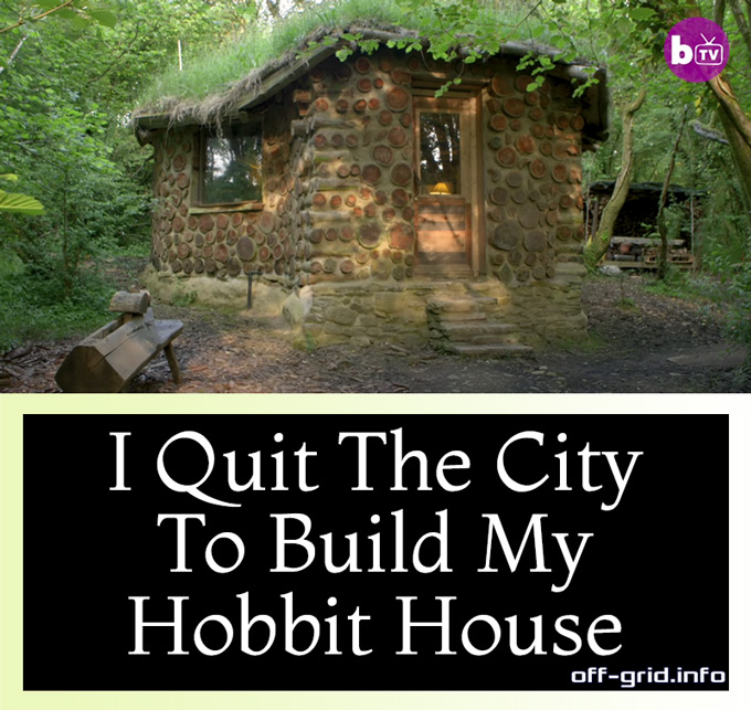 I Quit The City To Build My Hobbit House