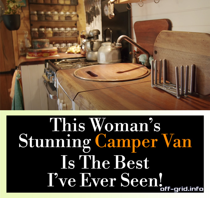 This Woman’s Stunning Camper Van Is The Best I've Ever Seen