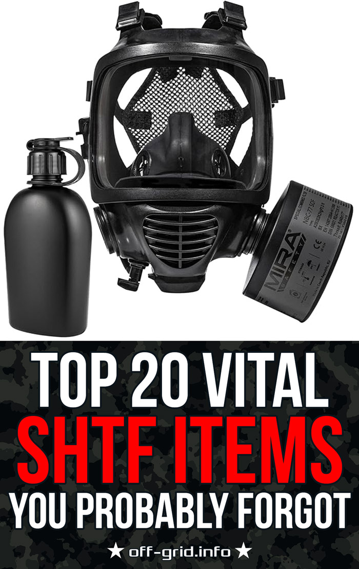 Top 20 VITAL SHTF Items You Probably Forgot